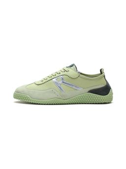 Rare Rabbit - Green Leather Lace-Ups Sneakers