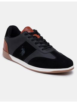 U.S. POLO ASSN. - Jonny Stylish Smart Black Casual Sneakers for Men