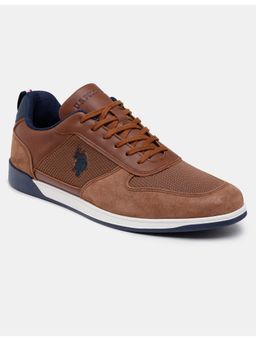 U.S. POLO ASSN. - Ignacio Stylish Smart Tan Casual Sneakers for Men