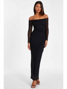 Quiz Clothing - Black Midi Dress