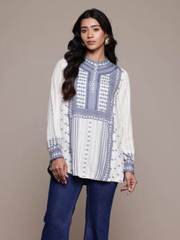 Ritu Kumar - Off White Essential Bhuj Tunic