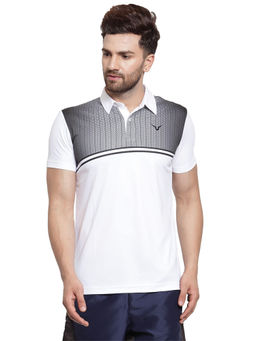 INVINCIBLE - White Mens Classic Team Polo T-Shirt