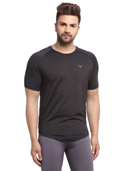 INVINCIBLE - Black Mens Stretch Short Sleeve T-Shirt