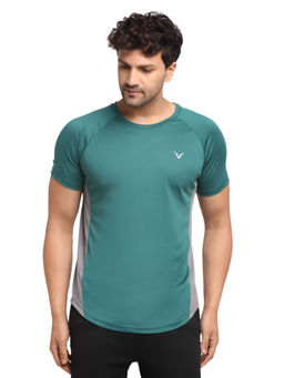INVINCIBLE - Viridian Mens Contrast T-Shirt