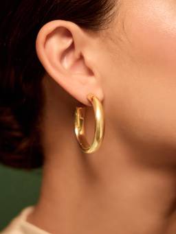 Accessorize London - Women Gold Statement Gold Plated Pair Of Earrings