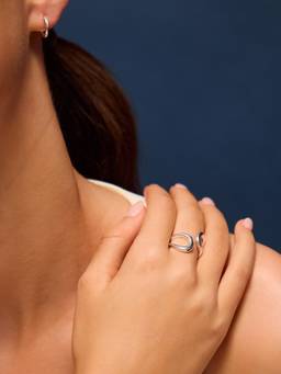 Accessorize London - Women Silver Sterling Silver Silver Plated Ring