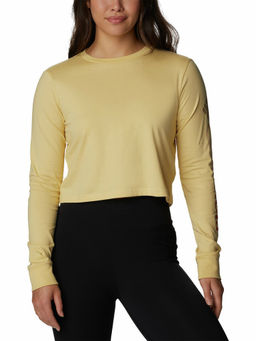 Columbia - Womens Yellow North Cascades Long Sleeve Printed Tshirt