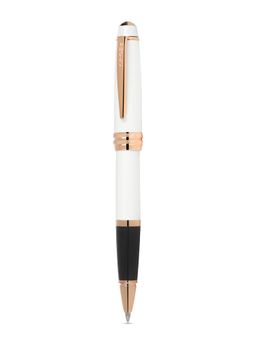 Cross - Bailey White Lacquer with Rose Gold Appointments Rollerball Pen