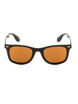 United Colors of Benetton - Orange Lens Wayfarer Sunglass Black Frame Bes23513 C1 (50)