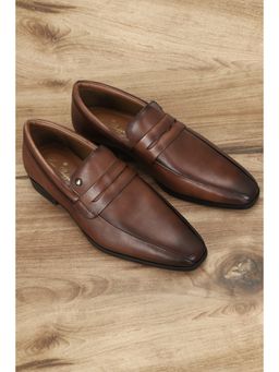 Louis Philippe - Brown Slip Ons