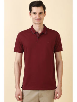 Allen Solly - Maroon Polo T-Shirt