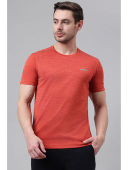 Van Heusen - Men Solid Swift Dry Crew Neck Regular Fit T-Shirt