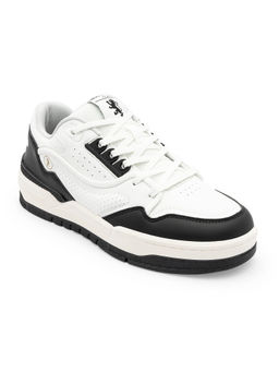 Red Tape - Men Textured White and Black Sneakers