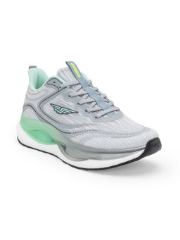 Red Tape - ETPU Men Textured Grey and Green Athleisure Shoes