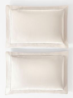 SANSAAR A D'DECOR BRAND LIVE CONSCIOUSLY - Snow White Pillow Cover