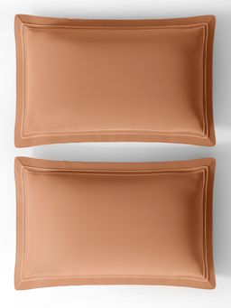 SANSAAR A D'DECOR BRAND LIVE CONSCIOUSLY - Terracotta Pillow Cover