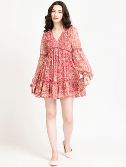 June 9 Clothing - Womens Red Dress