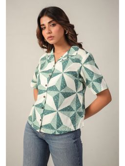 June 9 Clothing - Womens Green Shirt