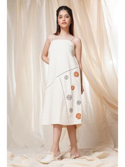 Thread Game - Womens Off White Dress