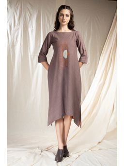 Thread Game - Womens Brown Dress