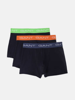 GANT - Boys Solid Cotton Trunks Multi-Color (Pack of 3)