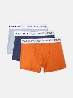 GANT - Boys Solid Cotton Trunks Multi-Color (Pack of 3)