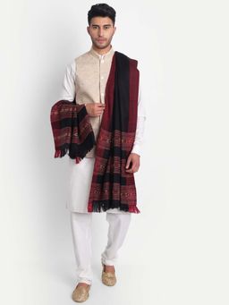 Zamour - Kull Weave Himachal Woolen Shawl For Men