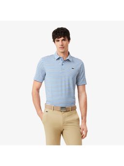 Lacoste - Regular Fit Ultra Dry Striped Golf Polo T-Shirt
