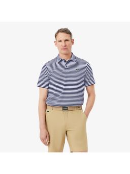 Lacoste - Regular Fit Ultra Dry Striped Golf Polo T-Shirt