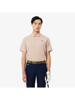 Lacoste - Regular Fit Ultra Dry Striped Golf Polo T-Shirt