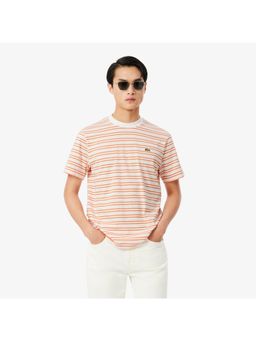 Lacoste - Stripes Cotton T-Shirt