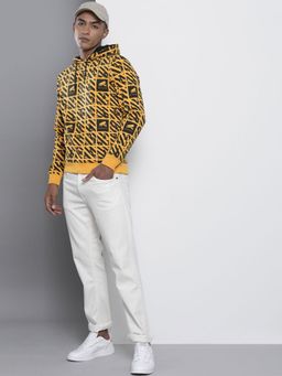 The Indian Garage Co - Men Regular Fit Hooded- Mustard