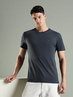 Tommy Hilfiger - Soild Slim Fit Cotton T-Shirt- Blue