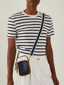 Accessorize London - Women Multi-Color Webbing Strap Sling Bag