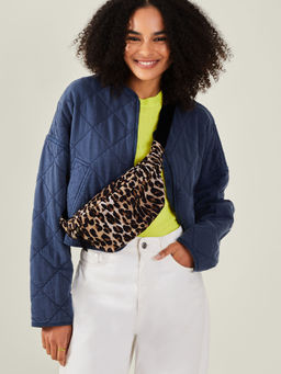 Accessorize London - Women Brown Leopard Print Crossbody Bags