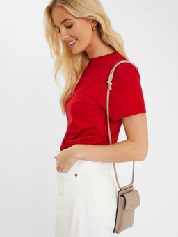 Accessorize London - Women Beige Sling Bag