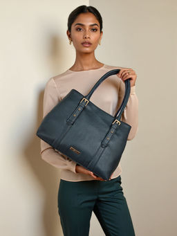 Toteteca - Women Teal Contemporary Shoulder Bag