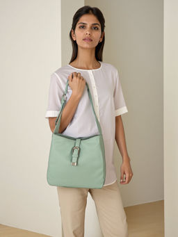 Toteteca - Women Fancy Sea Green Shoulder Bag