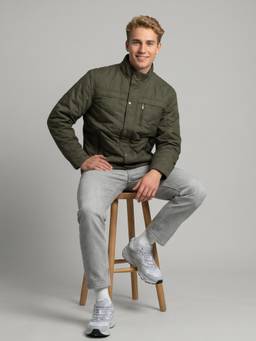 Monte Carlo - Green Mens Regular Fit Full Sleeve Winter Padded Jacket