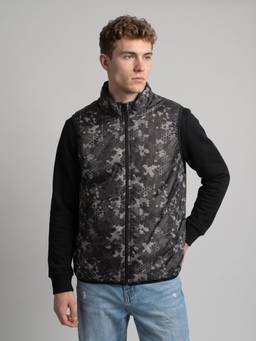 Monte Carlo - Grey Mens Regular Fit Hooded Full Sleeve Winter Jacket
