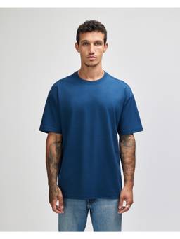 American Apparel - Blue Super Heavyweight Mens T-Shirt
