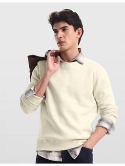 Arrow Sports - Beige Men's Regular Fit Sweatshirt