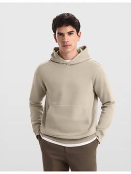 Arrow Sports - Beige Men's Solid Regular Fit Sweatshirt