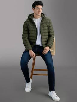 Pepe Jeans - Men Olive Solid Long Sleeves Jacket