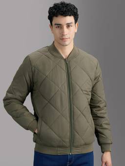 Pepe Jeans - Olive Men Solid Long Sleeves Jacket