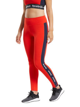 Reebok - Te Linear Logo Ct Legging Red Training Tight