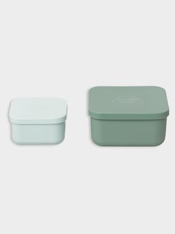 Mi Arcus - Silicone Leak Proof Seal Green Snack Boxes (6-48 Months) (Pack of 2)