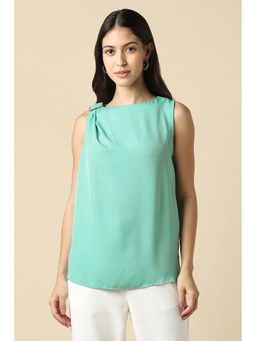 Allen Solly - Women Green Solid Formal Top