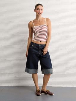 American Eagle - Women Pink Cami Crop Tops