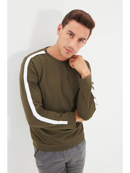 Trendyol - Man Khaki Sweatshirt